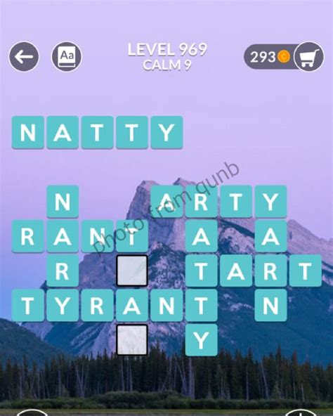 wordalot level 969|Wordscapes Level 969, Calm 9 .